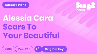 Alessia Cara - Scars To Your Beautiful (Karaoke Piano)