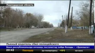 В Павлодарской области пьяный сотрудник акимата сбил полицейского