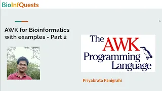 AWK for Bioinformatics - Part 2