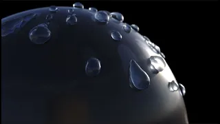 Blender 2.82 Flip Fluid droplets with wetmaps