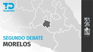 Segundo debate por el gobierno de Morelos #elecciones2024