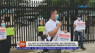 24 Oras News Alert: Ilang mga guro, kinalampag ang DepEd sa kakulangan umano ng suporta