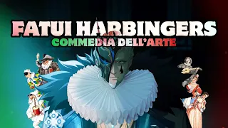 Fatui Harbingers: Commedia dell'Arte Characters