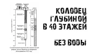 Колодец глубиной с 40 этажный дом! Без воды. Шахта Шергина. Якутск.