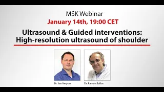 CANON ULTRASOUND WEBINAR | Ultrasound & Guided interventions: High-resolution ultrasound of shoulder