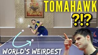 Ti Long's strangest Tomahawk Serve in the world