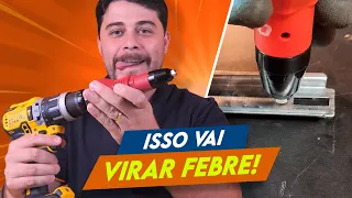 Até que enfim INVENTARAM um REBITADOR para acoplar na PARAFUSADEIRA 🔧