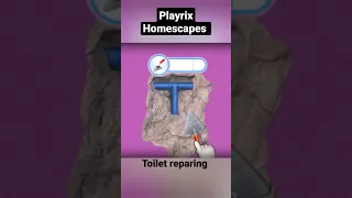 Homescapes game ads 1 toilet repairing . #shorts #homescapes #ytshorts