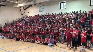 "Don't Give Up on Me" by Andy Grammer. Presented by Salk School in Indiana for Red For Ed