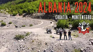 Albania 2024 - Eskadra Bocianów - Wyprawa motocyklowa Chorwacja - Czarnogóra - Motorcycle Trip 4K