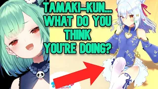 Rushia Loses It After Tamaki-kun Shows Pants During 3D Stream [En subs]