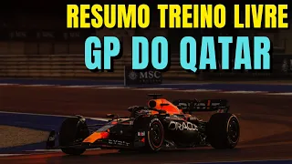 F1 2023 - MERCEDES FOCA EM SIMULAÇÃO, VERSTAPPEN LIDERA E AREIA ATRAPALHA - TREINO LIVRE GP DO QATAR