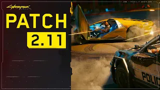 Cyberpunk 2077 Update Patch 2.11 Notes Xbox Series X Gameplay