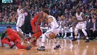 Shane Larkin Breaks CJ Miles Ankles | Raptors vs Celtics | Nov 12, 2017 | 2017-18 NBA Season