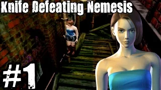 Resident Evil 3 Knife Only Defeating Nemesis part 1