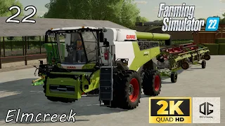 Contracting/New Field/New Harvester/Pig Feed Sale! l Elmcreek Singleplayer l FS22 Timelapse #ep22