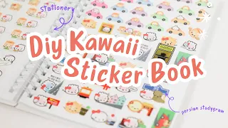 How to make kawaii Sticker Book | Kawaii sticker yapımı #craftideas #sticker