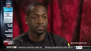 December 18, 2013 - ESPN - Dwayne Wade Sportscenter Conversation with Stephen A Smith