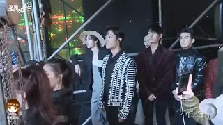 [191102 CQL CONCERT] The Untamed Cast reacting to the ending VCR + XZ and WYB backstage