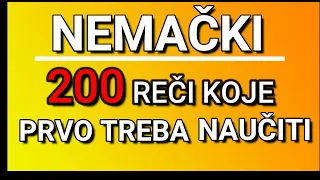 NEMAČKI - 200 REČI SA OBJAŠNJENJIMA - REČI KOJE PRVO TREBA NAUČITI -NIJE DOVOLJNO SAMO ZNATI PREVOD