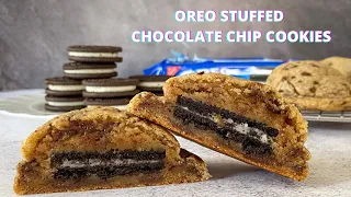 OREO STUFFED CHOCOLATE CHIP COOKIES