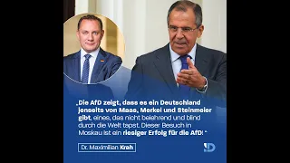 Die AfD revitalisiert die Deutsch-Russischen-Beziehungen.