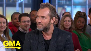 Jude Law shares how his son is following in his footsteps as an actor l GMA