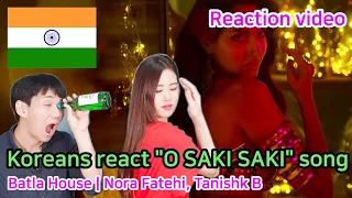 Koreans react Bollywood song_Batla House_"O SAKI SAKI"_reaction video