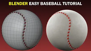 Blender: Make A 3D Baseball | EASY Tutorial