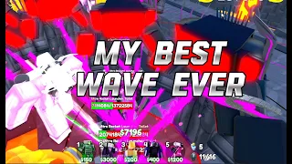 My best wave ever in endless mode - toilet tower defence!!