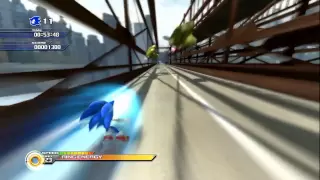 (old)Sonic Unleashed Empire City Act1 Speed Run 1:23.33