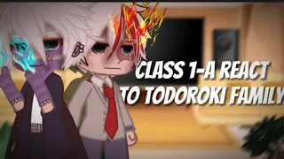 Class 1-A react to the todoroki family⚠️(manga spoilers)⚠️Mha/bnha react||gacha club||