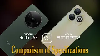 Xiaomi Redmi A3 vs. Infinix Smart 8: A Comparison of Specifications