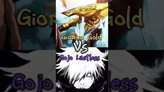 Giorno Vs Gojo #anime #animeedit