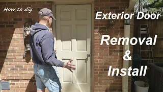 How to Remove & Install a Pre-hung Exterior Door