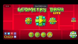 Geometry Dash. New Mind puzzle Game. Can we clear level 1 less than 15 attempts.