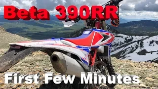 Like it or LOVE it??  First few Minutes on the 2019 Beta 390 RR Race Edition