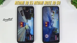 Xiaomi Redmi 10 vs Redmi Note 10 5G | Helio G88 vs Dimensity 700 Speedtest, Comparison