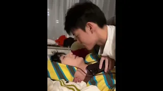 Liu Cong gave Chen Lv a kiss (Uncensored) - Chen Lv & Liu Cong #bl #đammỹ #jenvlog #shorts - BL