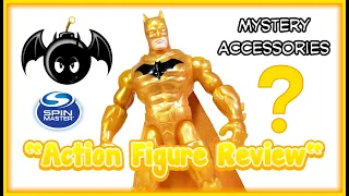 Spin Master RARE Gold Batman action figure unboxing / review.