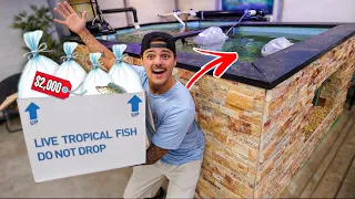 Buying AGGRESSIVE Species for My PREDATORY SALTWATER POND!!