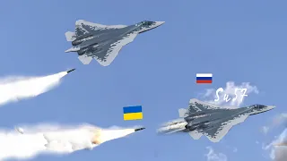 Three minutes ago! US F-16 pilot shoots down Russian SU-57 right over Ukrainian skies!