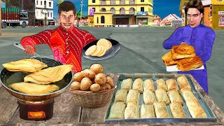 Aloo Puff Patties Recipe Bakery Style Aloo Puff Street Food Hindi Kahani Moral Stories Comedy Video