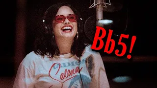 Demi Lovato Hits a NEW Sustained Bb5 BELT?! (Studio Outtakes)