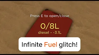 a dusty trip [BETA] Infinite Fuel glitch