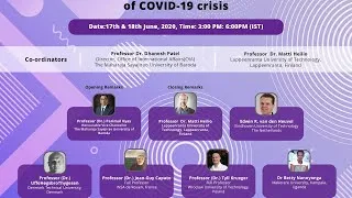 International Webinar on "Focusing on Mathematical Models & Analysis of COVID-19 Crisis"