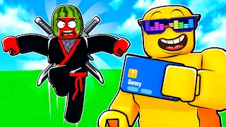 Spending $100,000 to Become the #1 NINJA in Roblox