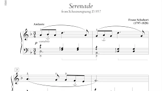 Serenade (from Schwanengesang) - Schubert (page 68, Adult Piano Adventures Classics Book 2)