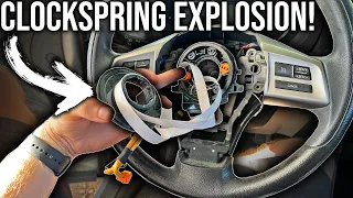 Project 2014 Forester: Fix Horn, Steering Wheel Controls, Etc. Easy DIY Clock Spring Replacement!