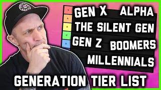 Ranking The Generations (sorry millennials)